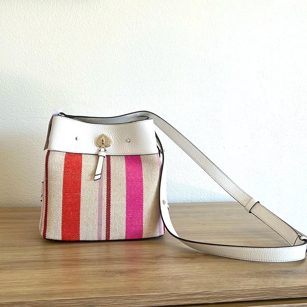 Kate Spade Marti Striped Canvas multi (974) NWT